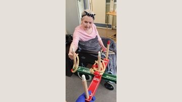 Wellingborough care home Residents enjoy afternoon games
